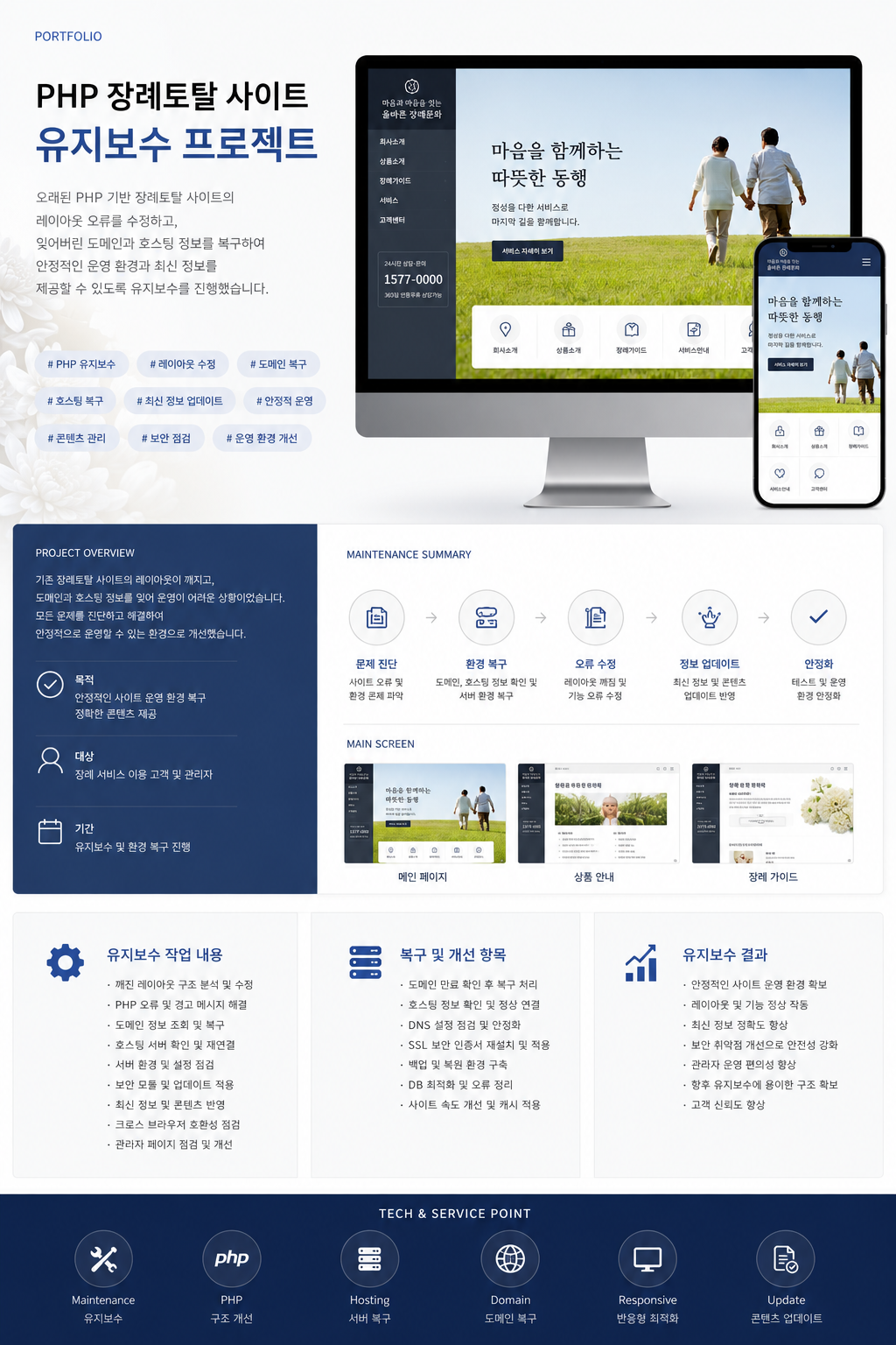 PHP 사이트 유지보수